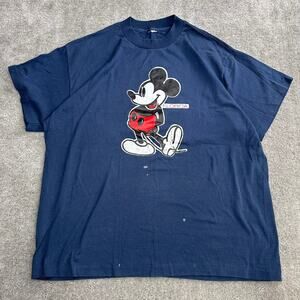 Vintage Mickey Mouse Florida Graphic Tee Shirt Size XL Disneyworld 1980's
